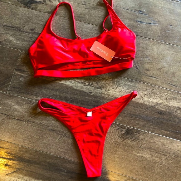 Byoauo Swim Super Cute Red Bikini Poshmark